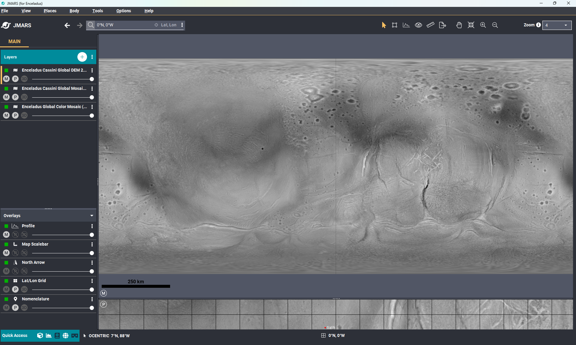 200m Enceladus